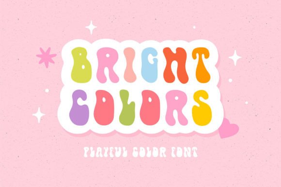 Bright Colors Font: Injecting Playful Energy Into Your Designs