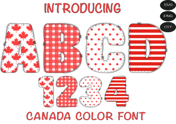 Canada Flag: A Bold Typeface for Modern Designers