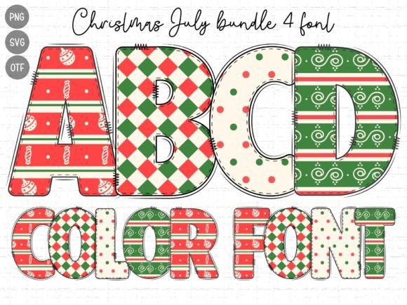 Christmas July: A Festive Font for Year-Round Design Charm