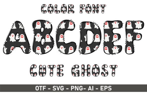 Cute Ghost: A Playful Display Font for Creative Projects