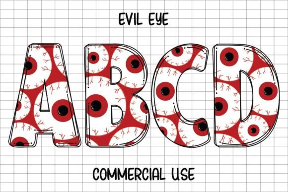 Evil Eye: A Playfully Spooky Typeface for Halloween and Beyond