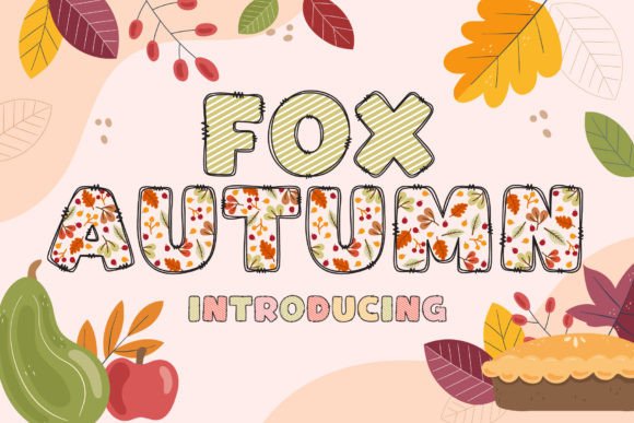 Fox Autumn: A Color Display Font for Modern Creatives