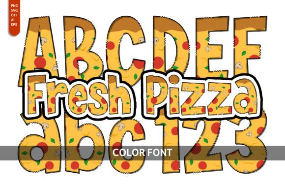Fresh Pizza: A Whimsical Font for Creative Projects