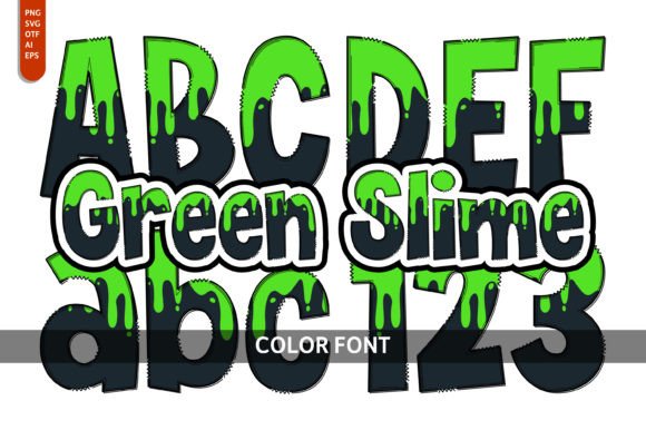 Green Slime: A Playful Font for Bold, Gooey Designs