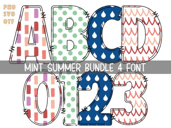 Mint Summer: The Friendly Color Font for Warm-Weather Projects