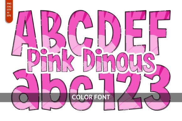 Pink Dinous: A Font That Whispers Stories