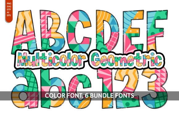 Playful Geometry: The Multicolor Geometric Bundle for Modern Design