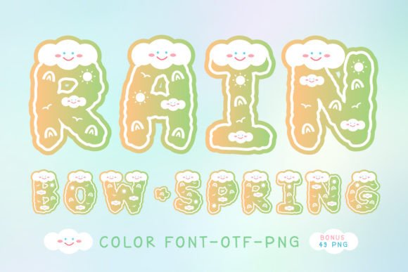 Rainbow Spring: A Typeface That Bounces with Personality