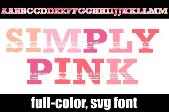 Simply Pink: A Fresh Take on Modern Serif Typography