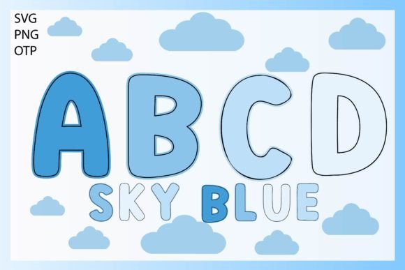 Sky Blue: A Fresh and Friendly Display Font