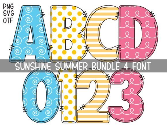 Sunshine Summer: Your Go-To Font for Playful, Vibrant Projects