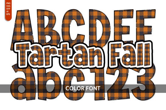 Tartan Fall: A Color Font for Autumnal Branding