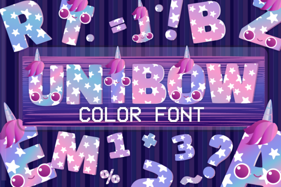 Unibow: A Color Font That Adds Joyful Whimsy to Your Projects