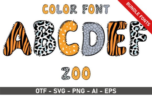 Zoo Bundle: A Playful Font Collection for Creative Projects